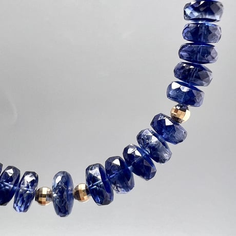 ネパール産ヒマラヤカイヤナイト ブレスレット2️⃣ NEPAL Himalayan Kyanite Bracelet