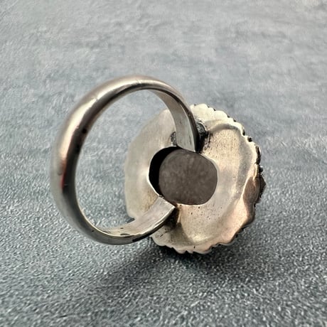 【ガウリシャンカール産】天然ヒマラヤスモーキークォーツ シルバー925デザインリング/GauriShankar Smoky Quartz Silver925 Design Ring