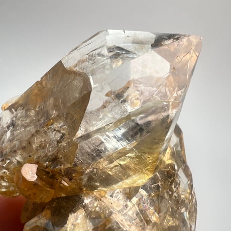 ハイクオリティ【ガネッシュヒマール産】リモナイトイン天然ヒマラヤ水晶/Ganesh Himal Limonite in Himalayan Quartz