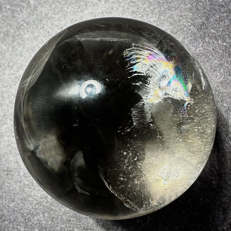 【強力浄化】ヒマラヤ産⭐特大！虹入り！水晶スフィア⭐N96 強力浄化】ヒマラヤ産⭐特大！虹入り！水晶スフィア⭐N96