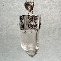【ガネッシュヒマール産】天然ヒマラヤ水晶 シルバー925ペンダントトップ/Ganesh Himal Himalayan Quartz S/V925 Pendant Top