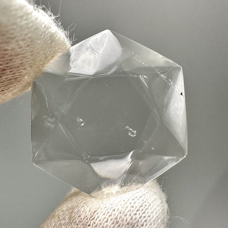 【ガネッシュヒマール産】天然ヒマラヤ水晶"ヘキサゴン六芒星"ルース/Ganesh Himal Himalayan Quartz Hexagon×Hexagram Loose