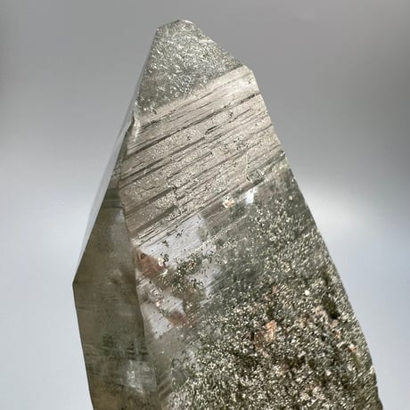 【ガネッシュヒマール産】クローライトイン天然ヒマラヤ水晶/Ganesh Himal Chlorite in Himalayan Quartz