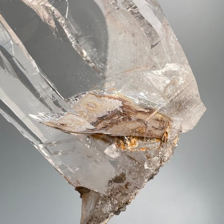 ハイクオリティ【ガネッシュヒマール産】天然ヒマラヤ水晶/Ganesh Himal Limonite in Himalayan Quartz