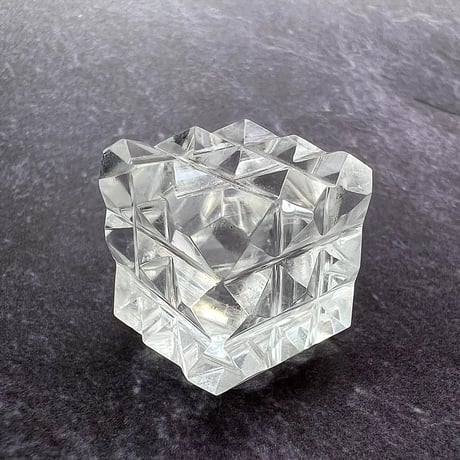 【マニハール産】 天然ヒマラヤ水晶"ピラミッドキューブ"①/Manihar Himalayan Quartz "Pyramid Cube"