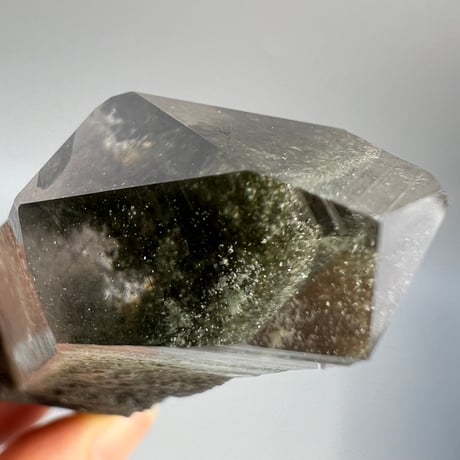 【ガネッシュヒマール産】クローライトイン天然ヒマラヤ水晶/Ganesh Himal Chlorite in Himalayan Quartz