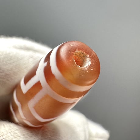 天珠 （めのう）/ カーネリアン ② Dzi Beads Carnelian