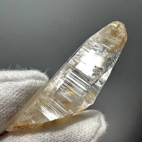 【ガネッシュヒマール産】リモナイトイン天然ヒマラヤ水晶ペンダントトップ/GaneshHimal Limonite in Natural Pendant Top