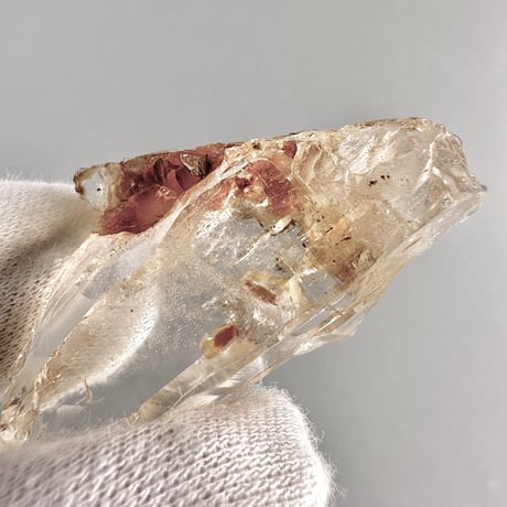【ガネッシュヒマール産】リモナイトイン天然ヒマラヤ水晶ミニポイント"II"/Ganesh Himal Limonite in Himalayan Quartz Mini Point