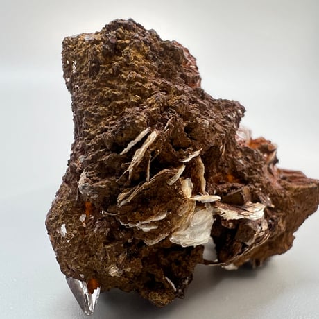【ガネッシュヒマール産】"リモナイト&雲母"付き天然ヒマラヤ水晶クラスター/Ganesh Himal "Limonite&Maica"inHimalayan Quartz  Cluster