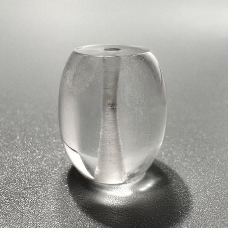 カイラス産"手磨き"天然ヒマラヤ水晶 バレルビーズ③ Kailash Himalayan Quartz Barrel beads
