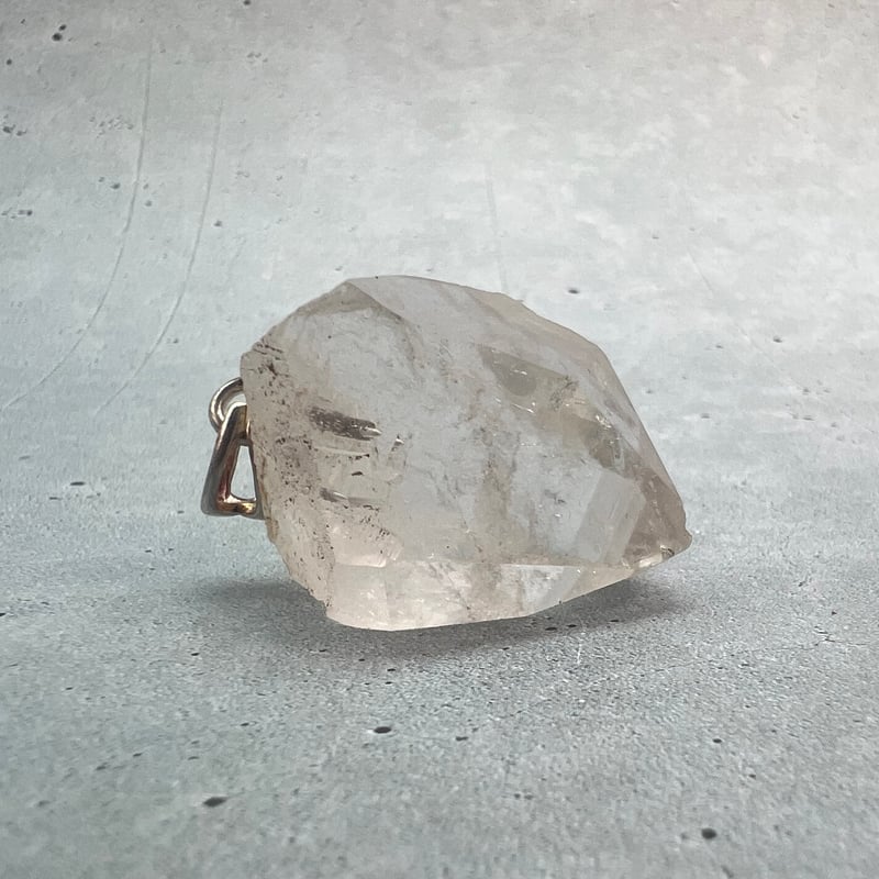 ★限定ご提供★透明☆ヒマラヤ水晶【ヒマラヤ産ラフカットペンデュラム♢金具付】❤️ カイラス産】天然ヒマラヤ水晶バチカン付きペンダントトップ⑦/Kailash