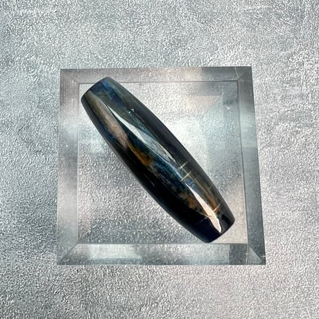 【ハイクオリティ】ネパール産天然ヒマラヤカイヤナイト バレルビーズ②/Nepal﻿ Himalayan Kyanite﻿ Barrel Beads