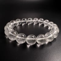 【アンナプルナ産】"手磨き加工"天然ヒマラヤ水晶ブレスレット10mm内径16cm/Annapurna Himalayan Quartz  Bracelet