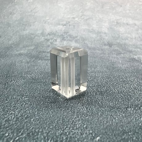 【ガネッシュヒマール産】天然ヒマラヤ水晶"手磨き加工"スクエアビーズ⑤/Ganesh Himal  Himalayan Quartz Square Beads