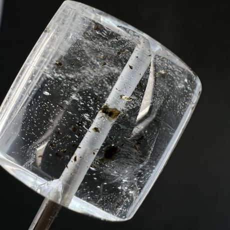 カイラス産天然ヒマラヤ水晶スクエアビーズ④/Kailash Himalayan Quartz Square Beads