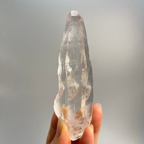 ハイクオリティ【ガネッシュヒマール産】天然ヒマラヤ水晶/Ganesh Himal Limonite in Himalayan Quartz