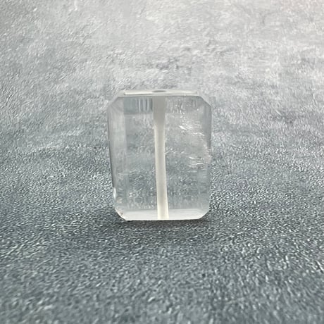 【ガネッシュヒマール産】天然ヒマラヤ水晶"手磨き加工"スクエアビーズ③/Ganesh Himal  Himalayan Quartz Square Beads
