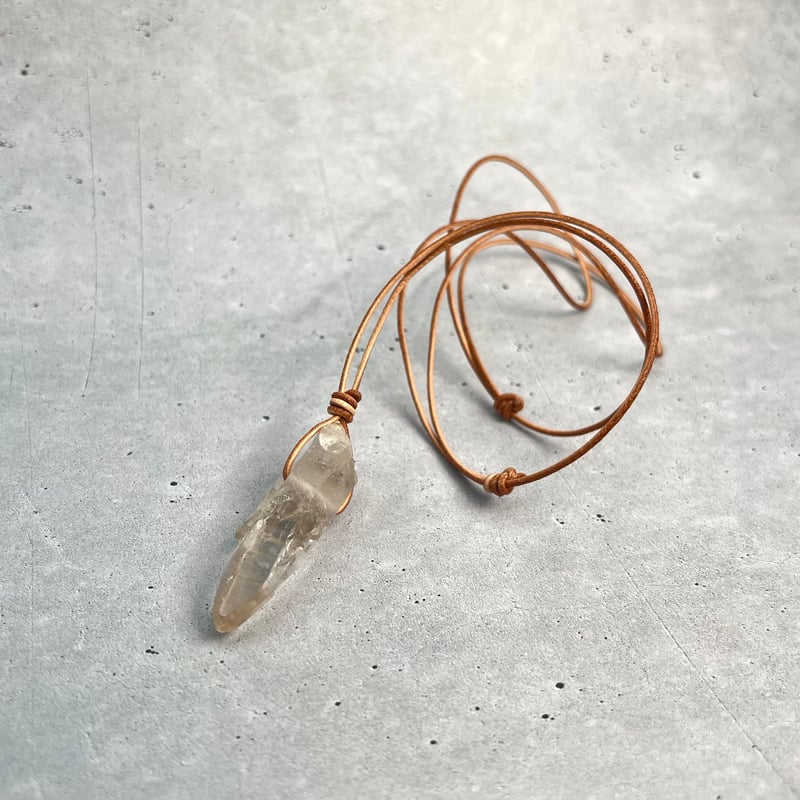 ガネッシュヒマール産】天然ヒマラヤ水晶ペンダント②/GaneshHimal