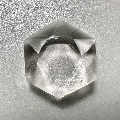【ガネッシュヒマール産】天然ヒマラヤ水晶"ヘキサゴン六芒星"ルース/Ganesh Himal Himalayan Quartz Hexagon×Hexagram Loose