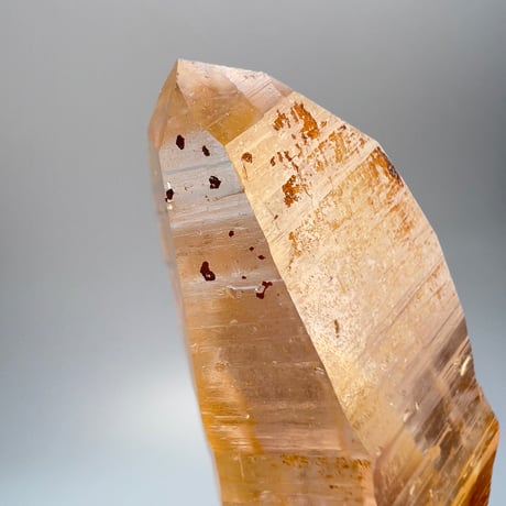 【ガネッシュヒマール産】リモナイトイン天然ヒマラヤ水晶"ポイント"/Ganesh Himal Himalayan Quartz"Point"