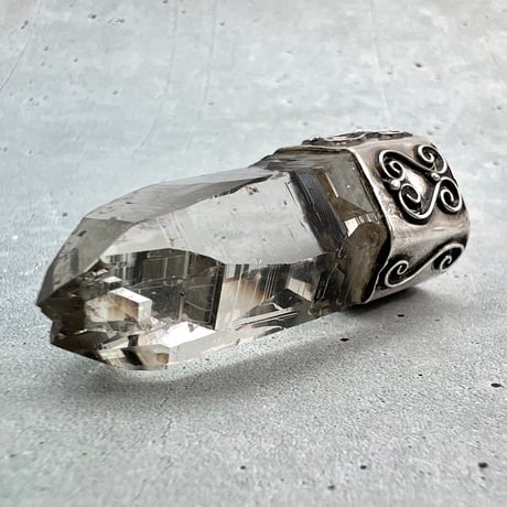 【ガネッシュヒマール産】天然ヒマラヤ水晶 シルバー925ペンダントトップ/Ganesh Himal Himalayan Quartz S/V925 Pendant Top