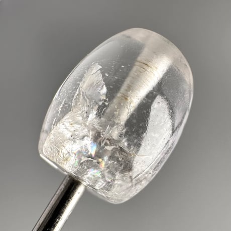 カイラス産"手磨き"天然ヒマラヤ水晶バレルビーズ/Kailash Himalayan Quartz Barrel beads
