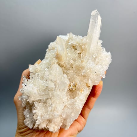 【マカルー産】天然ヒマラヤ水晶クラスター/Makalu Himalayan Quartz Cluster