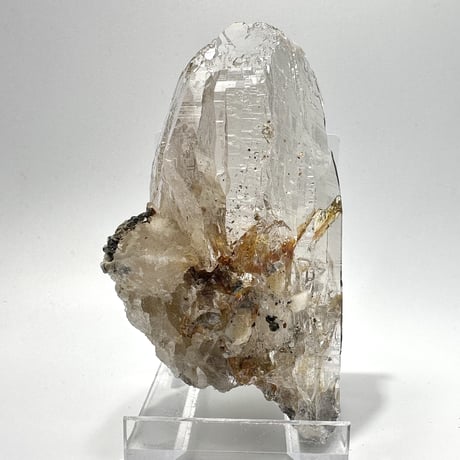 【ガネッシュヒマール産】マイカ&リモナイトイン天然ヒマラヤ水⑭/Ganesh Himal Mica&Limonite in Himalayan Quartz