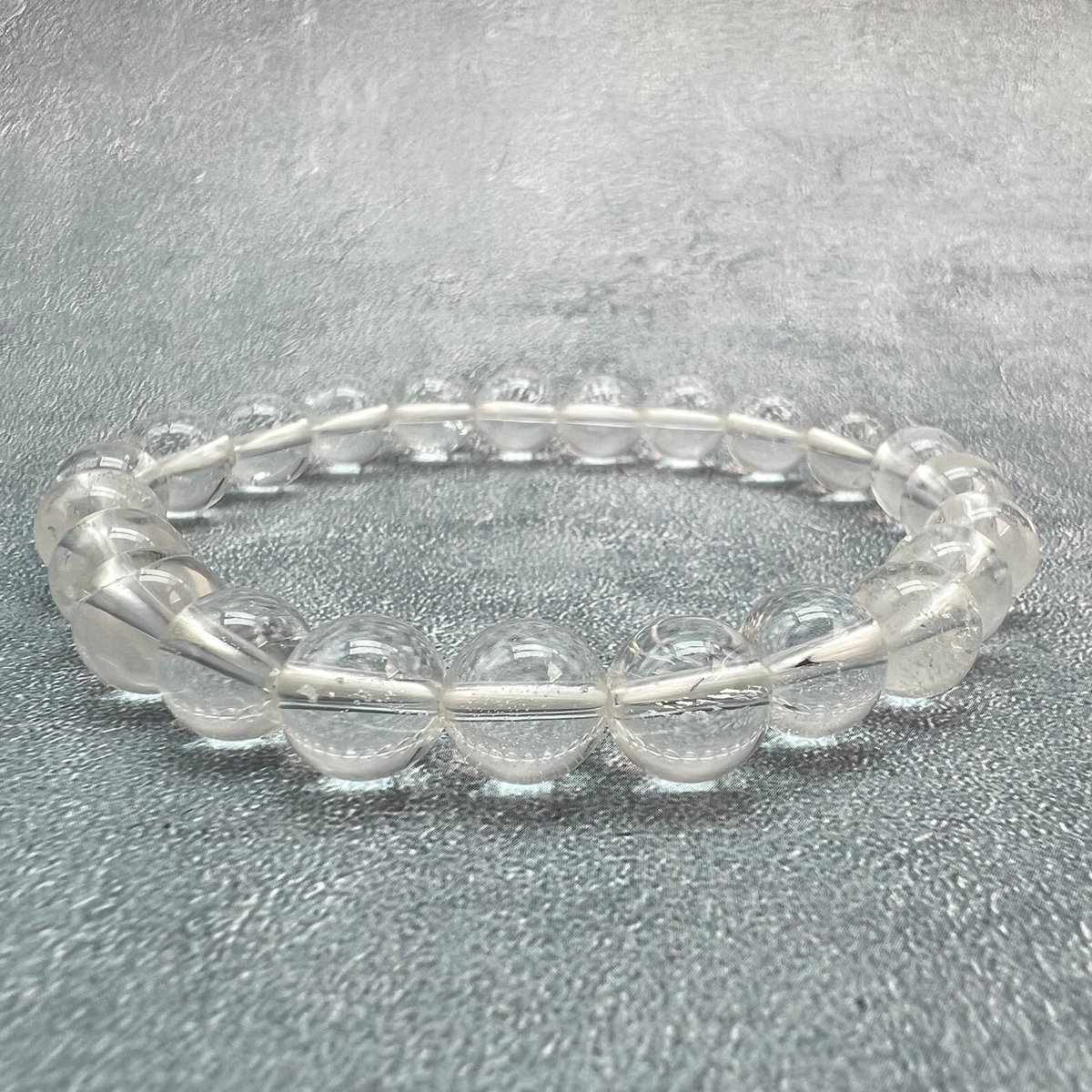 セラピーストーン　伊勢浄化　ガネッシュヒマール水晶8mmブレスレット ガネッシュヒマール産】天然ヒマラヤ水晶ブレスレット8mm内径