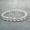 【ガネッシュヒマール産】\"手磨き\"天然ヒマラヤ水晶ブレスレット8mm内径17cm/Ganesh Himal Himalayan Quartz Bracelet