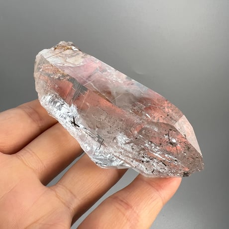 ハイクオリティ【ガネッシュヒマール産】天然ヒマラヤ水晶/Ganesh Himal Limonite in Himalayan Quartz