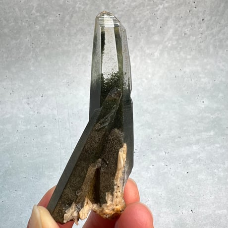【ガネッシュヒマール産】クローライトイン天然ヒマラヤ水晶/Ganesh Himal Chlorite in Himalayan Quartz
