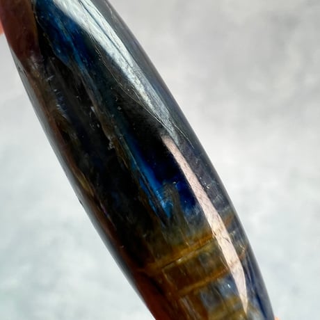 【ハイクオリティ】ネパール産天然ヒマラヤカイヤナイト バレルビーズ②/Nepal﻿ Himalayan Kyanite﻿ Barrel Beads