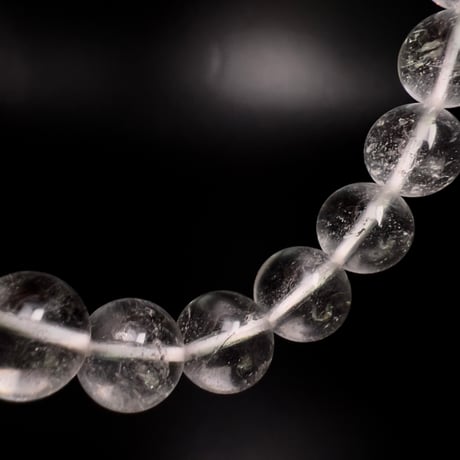 【アンナプルナ産】"手磨き加工"天然ヒマラヤ水晶ブレスレット︎①10mm内径18cm/ Annapurna Himalayan Quartz Bracelet