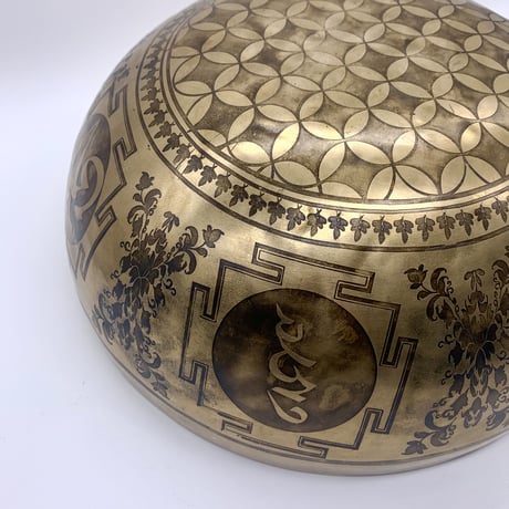 7メタルシンギングボール23/阿弥陀如来a  ネパール産ハンドメイド