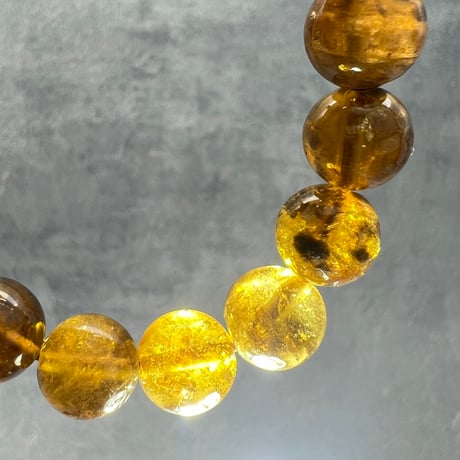 ネパール産🇳🇵ハニートルマリンブレスレット10mm内径15/Nepal Honey Tourmaline Bracelet