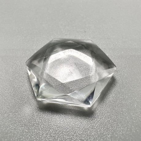 【ガネッシュヒマール】天然ヒマラヤ水晶  "ヘキサゴン六芒星" ルース⑧/Ganesh Himal Himalayan Quartz Hexagon×Hexagram Loose