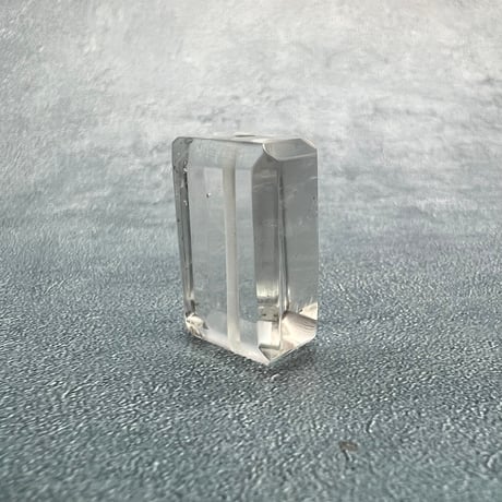 【ガネッシュヒマール産】天然ヒマラヤ水晶"手磨き加工"スクエアビーズ②/Ganesh Himal  Himalayan Quartz Square Beads