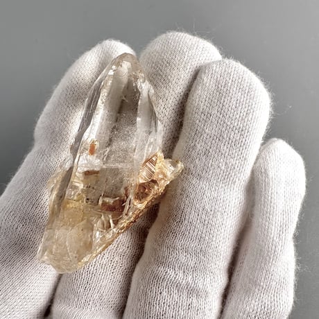 【ガネッシュヒマール産】リモナイトイン天然ヒマラヤ水晶ミニポイント"II"/Ganesh Himal Limonite in Himalayan Quartz Mini Point