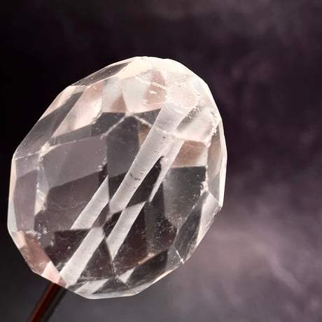【カイラス産】天然ヒマラヤ水晶多面カットビーズ⑥/Kailash Himalayan Quartz Multi Cut Beads