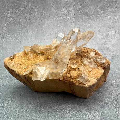 【ガネッシュヒマール産】リモナイトイン天然ヒマラヤ水晶/Ganesh Himal Limonite in Himalayan Quartz