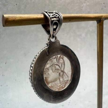 【ガウリシャンカール産】天然ヒマラヤスモーキークォーツ"ガネーシャ様"ペンダントトップ②/Gaurishankar Himalayan Smoky Quartz "Ganesha" pendant