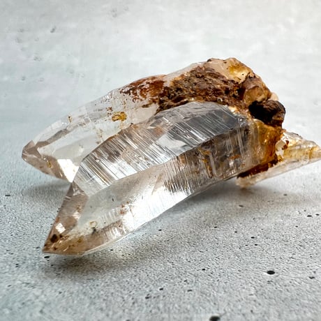 【ガネッシュヒマール産】リモナイトイン天然ヒマラヤ水晶/Ganesh Himal Limonite Himalayan Quartz