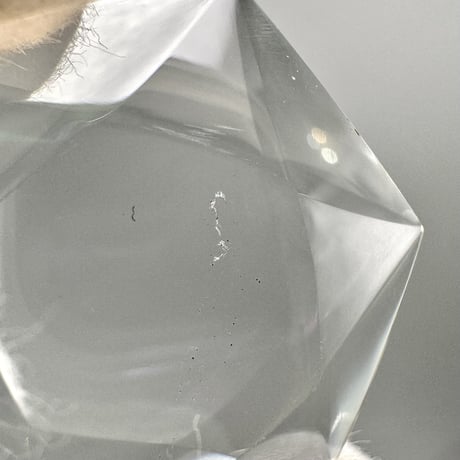 【ガネッシュヒマール産】天然ヒマラヤ水晶"ヘキサゴン六芒星"ルース⑤/Ganesh Himal Himalayan Quartz Hexagon×Hexagram Loose