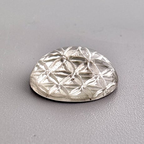 ガウリシャンカール産ヒマラヤスモーキークォーツ   "フラワーオブライフ" ルース6️⃣ Gaurishankar Himarayan Smorky Quartz