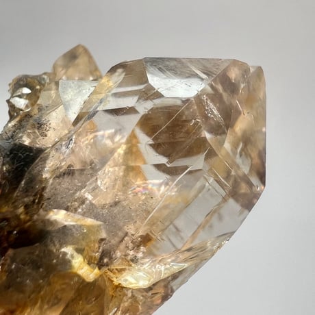 ハイクオリティ【ガネッシュヒマール産】リモナイトイン天然ヒマラヤ水晶/Ganesh Himal Limonite in Himalayan Quartz