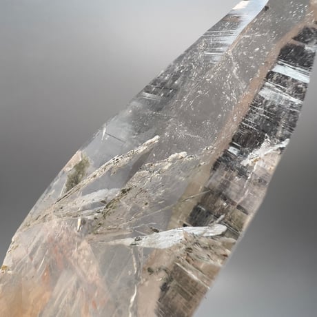 【ガネッシュヒマール産】クローライトイン天然ヒマラヤ水晶/Ganesh Himal Chlorite in Himalayan Quartz