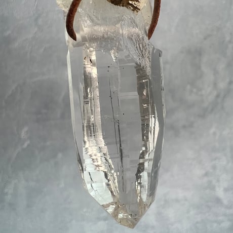 【ガネッシュヒマール産】天然ヒマラヤ水晶ペンダント⑨/GaneshHimal Natural Himalayan Quartz Pendant