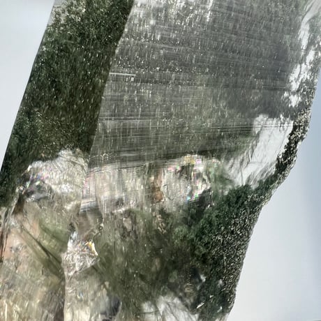 【ガネッシュヒマール産】クローライト&アクチノライトイン天然ヒマラヤ水晶/Ganesh Himal Himalayan Quartz